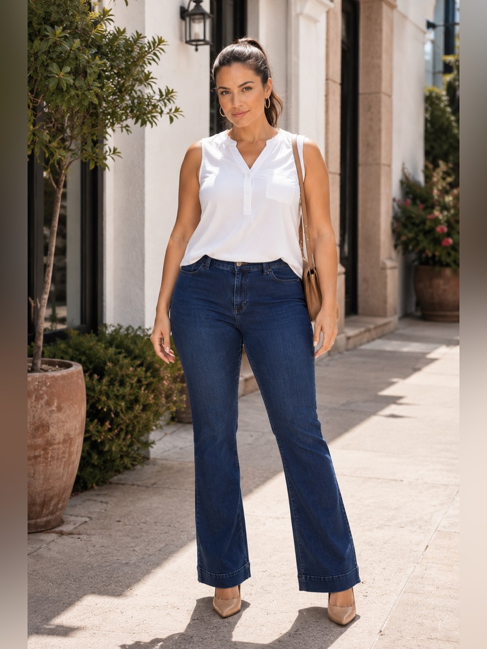 🩵bagatelle Indigo Wide-Leg Jeans
